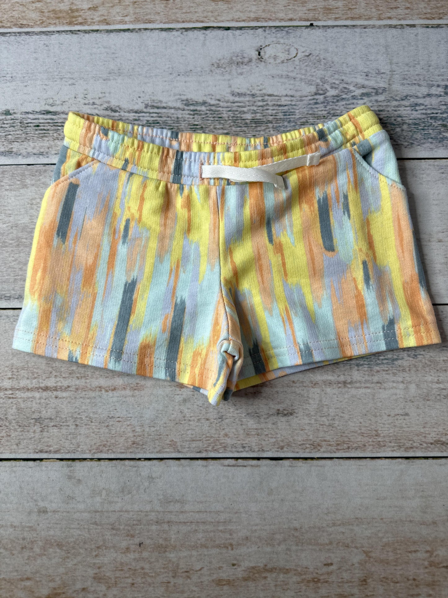 Carters Girls Yellow | Light Blue | pink Shorts Size: 3T Yellow | Light Blue | pink