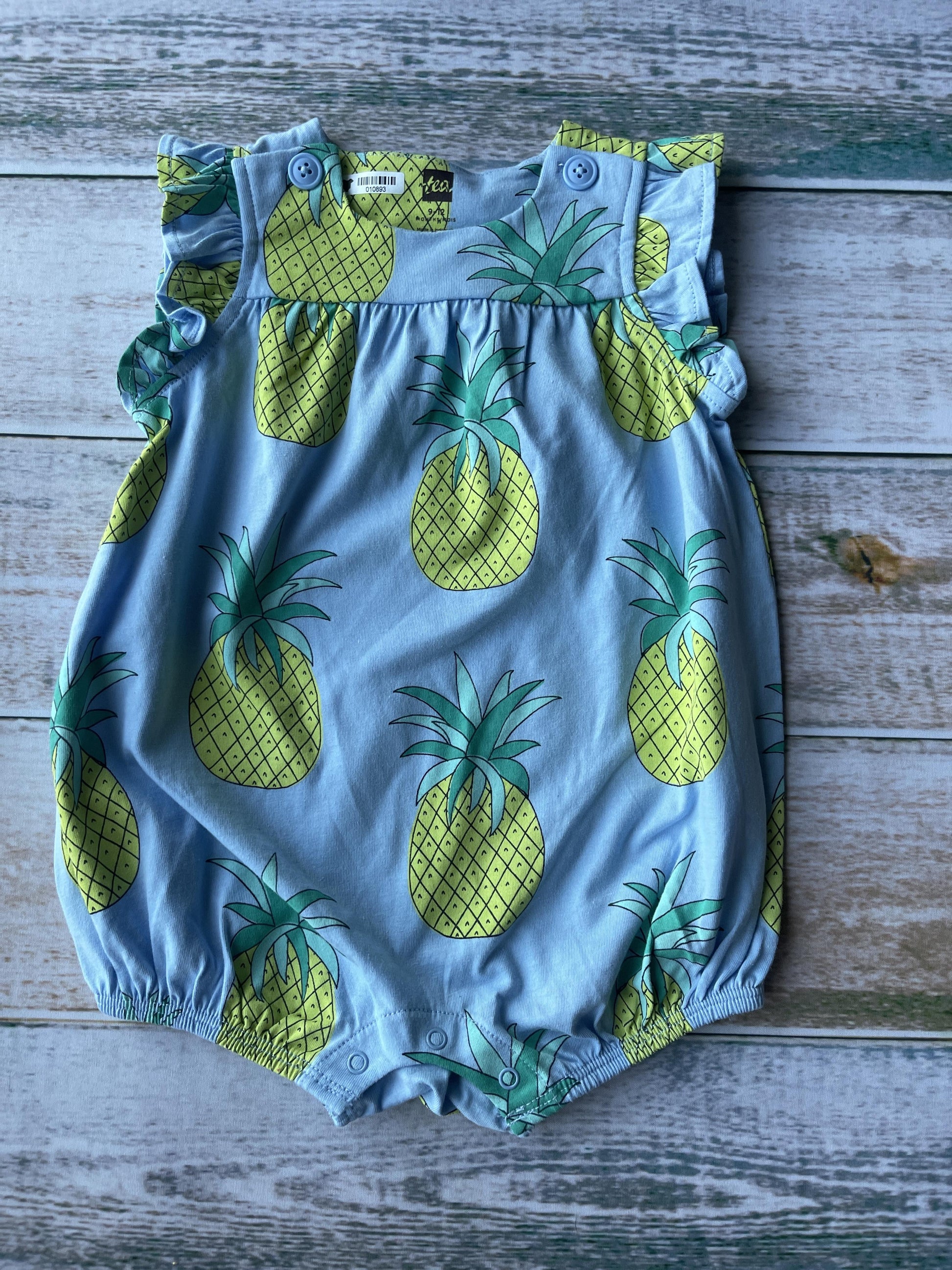 Tea Girls Yellow | light green | Light Blue Romper Size: 9-12 Months Yellow | light green | Light Blue