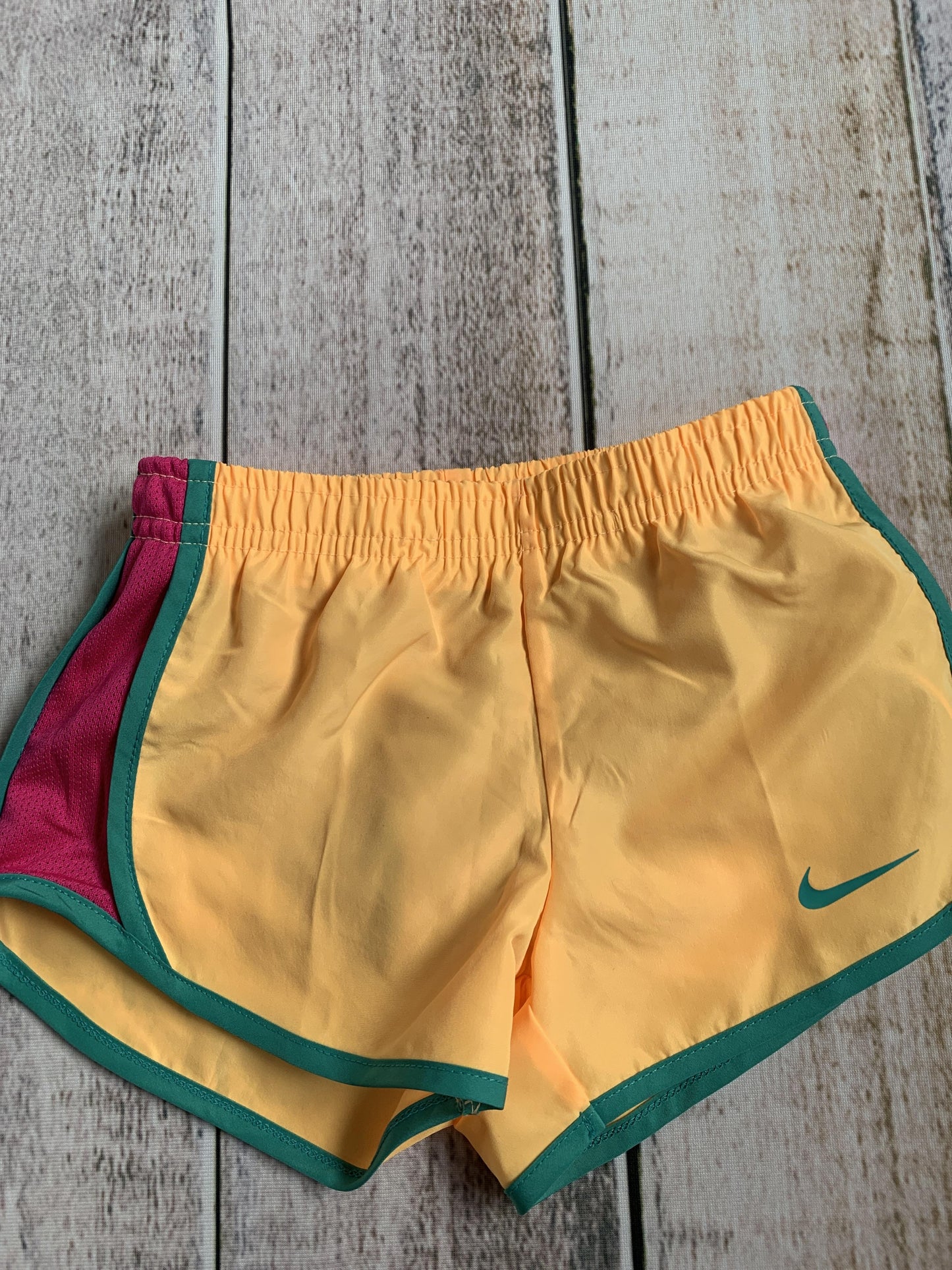 Nike Girls Yellow | light green | pink Shorts Size: 18 months Yellow | light green | pink