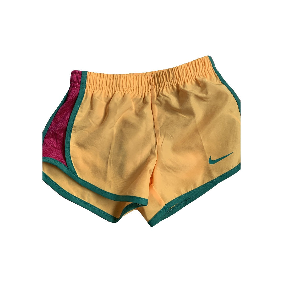 Nike Girls Yellow | light green | pink Shorts Size: 18 months Yellow | light green | pink