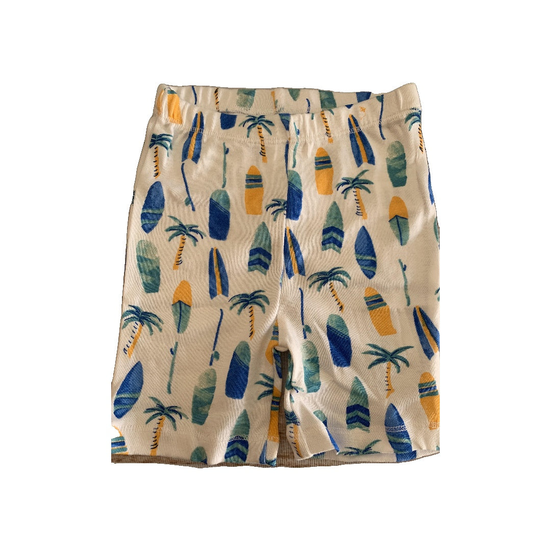 Burt's Bees Boys Yellow | Navy Blue | Turquoise Pajamas Size: 2T Yellow | Navy Blue | Turquoise