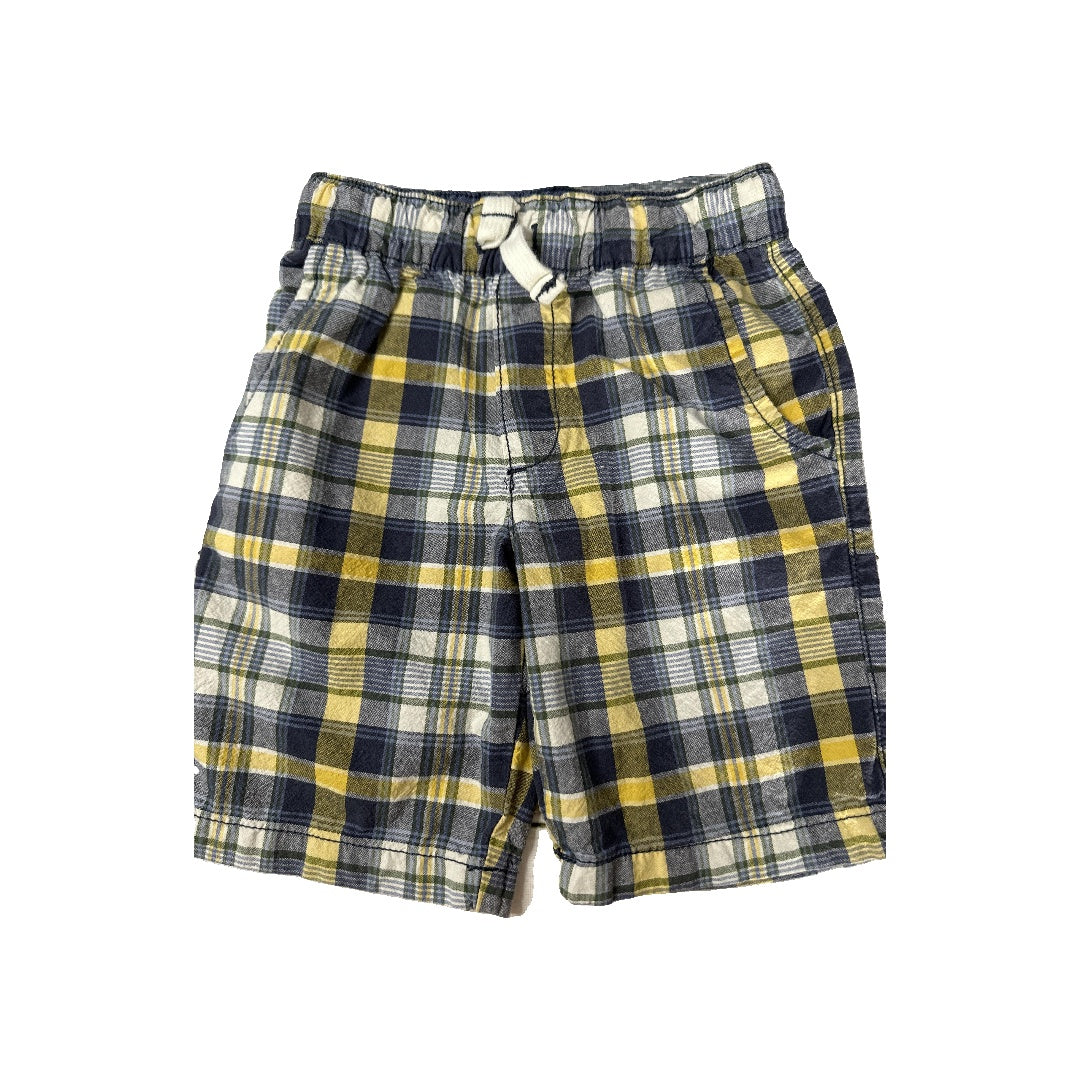 Carters Boys Yellow | Navy Blue Shorts Size: 4T Yellow | Navy Blue