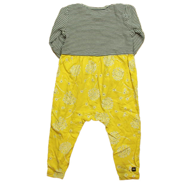 Tea Girls Yellow | Navy | Stripes | Floral Jumper Size: 12-18 Months