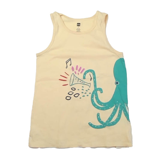 Tea Collection Unisex Yellow Octopus Tank Top Size: 14 Years Yellow Octopus
