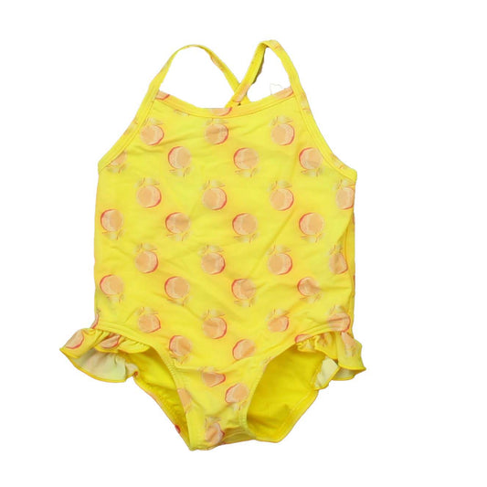 Egg Girls Yellow Oranges 1-piece Swimsuit Size: 12 Months Yellow Oranges