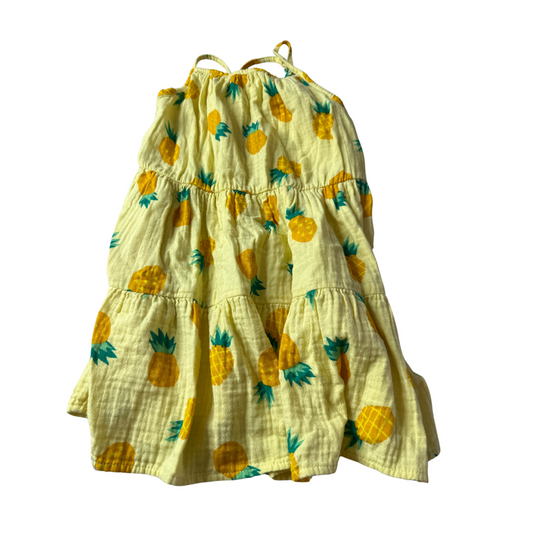Cat & Jack Girls Yellow | Pineapple Dress Size: 5T Yellow | Pineapple