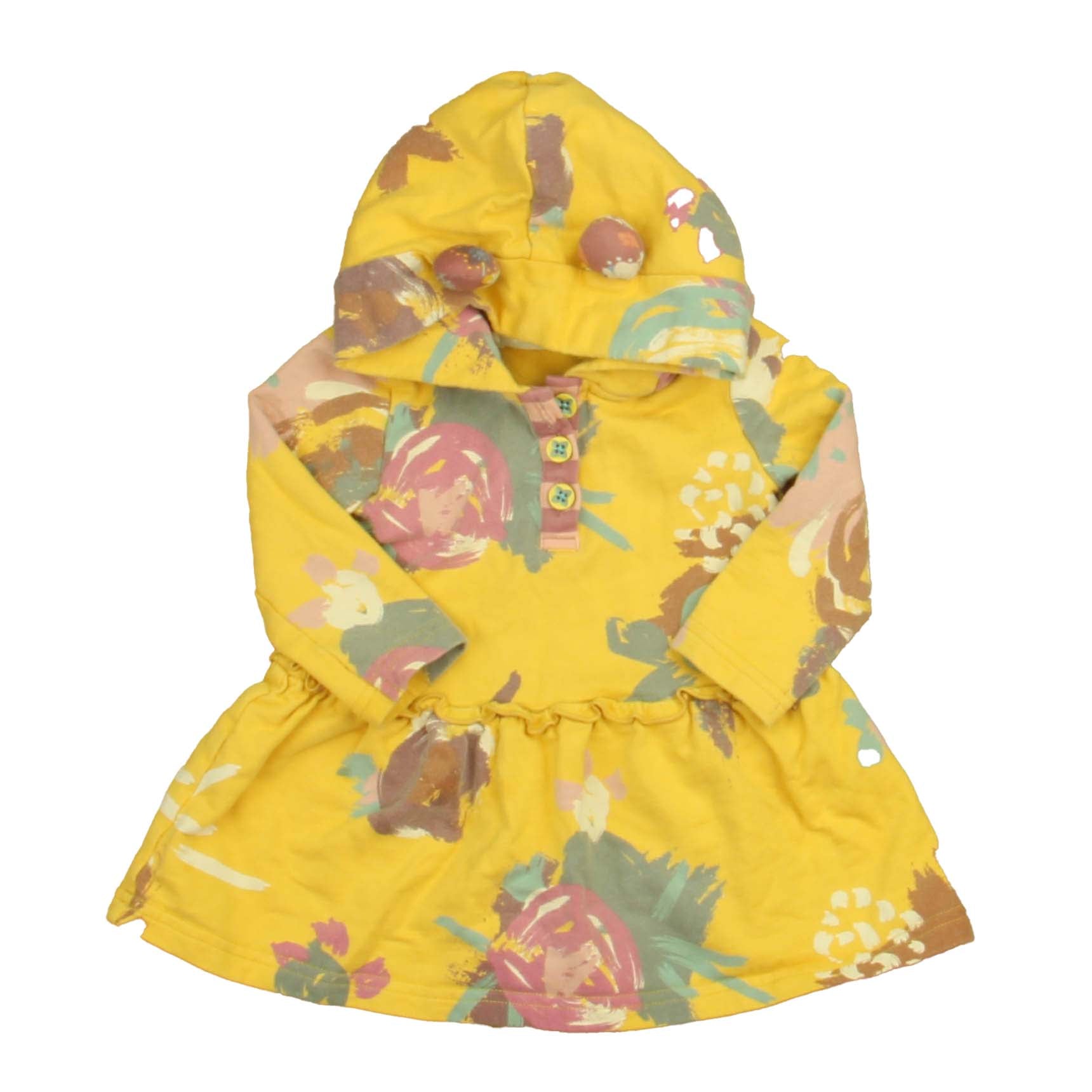 Matilda Jane Girls Yellow | Pink | Teal Dress Size: 6-12 Months Yellow | Pink | Teal