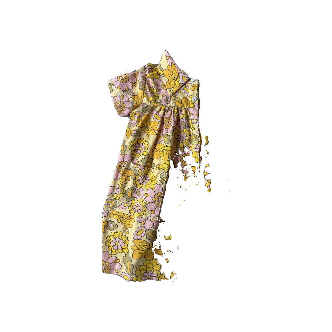 Strawberry Jam Kids Girls Yellow | pink Dress Size: 4T Yellow | pink