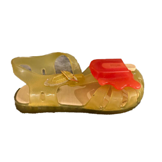 Mini Melissa Girls Yellow | Pink Shoes Size: 7 Toddler