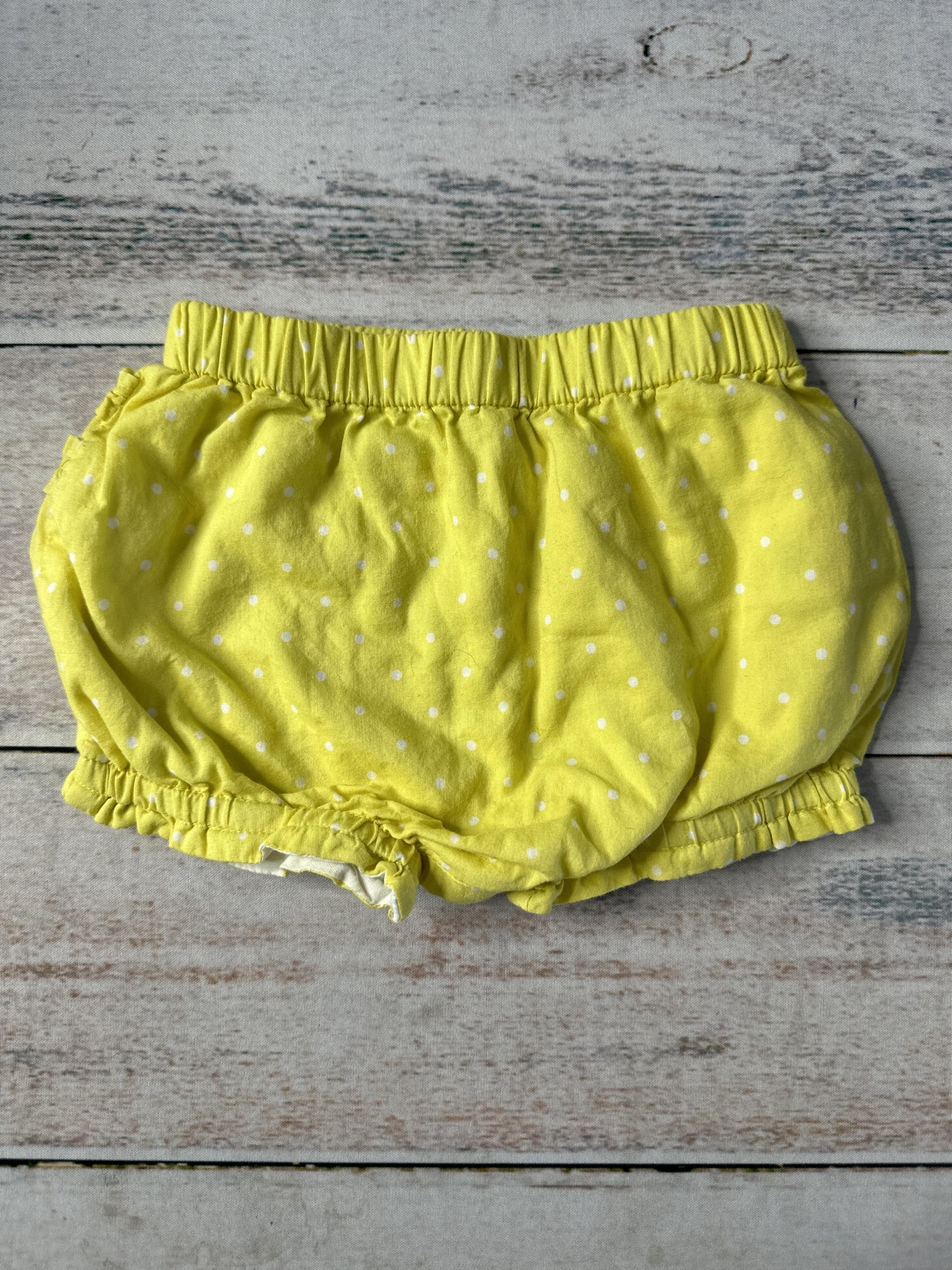 Baby Boden Girls Yellow | polka dot Shirt Size: 3-6 months Yellow | polka dot