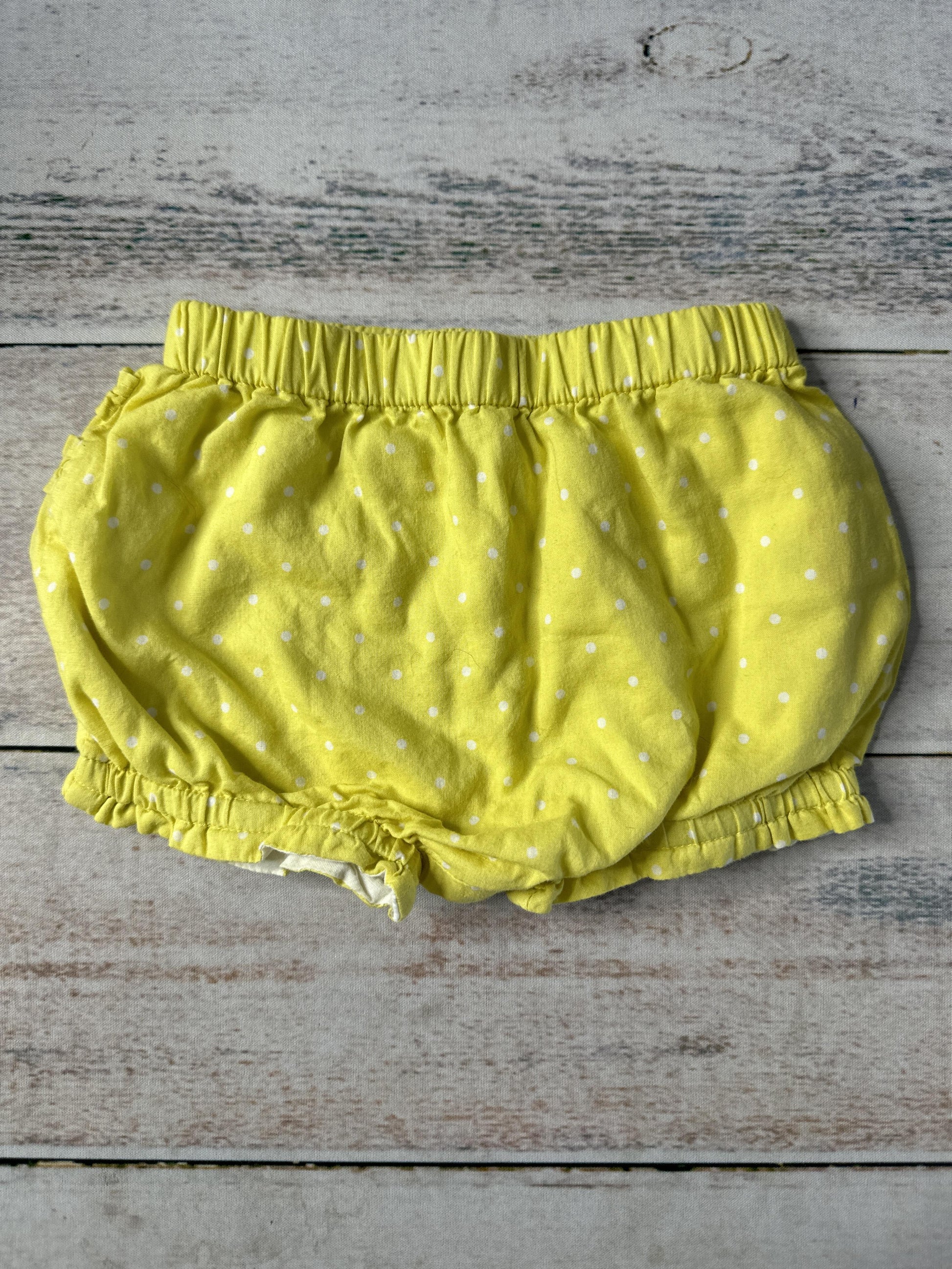 Baby Boden Girls Yellow | polka dot Shirt Size: 3-6 months Yellow | polka dot