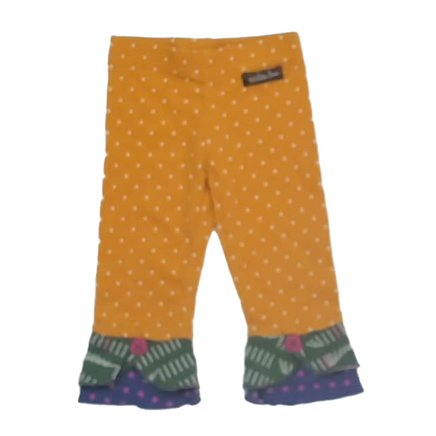 Matilda Jane Girls Yellow Polka Dots | Green Leggings Size: 2T Yellow Polka Dots | Green