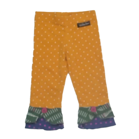 Matilda Jane Girls Yellow Polka Dots | Green Leggings Size: 2T Yellow Polka Dots | Green