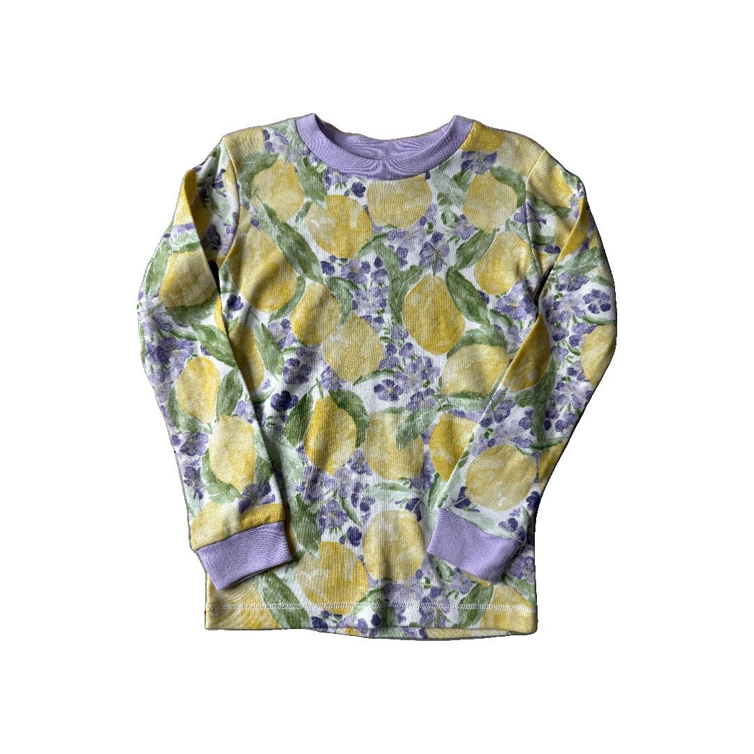 Burt's Bees Unisex Yellow | purple | light green Pajamas Size: 4T Yellow | purple | light green