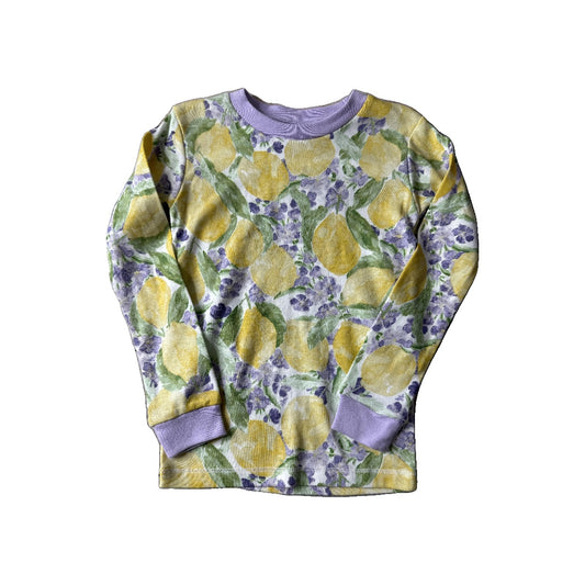 Burt's Bees Unisex Yellow | purple | light green Pajamas Size: 4T Yellow | purple | light green