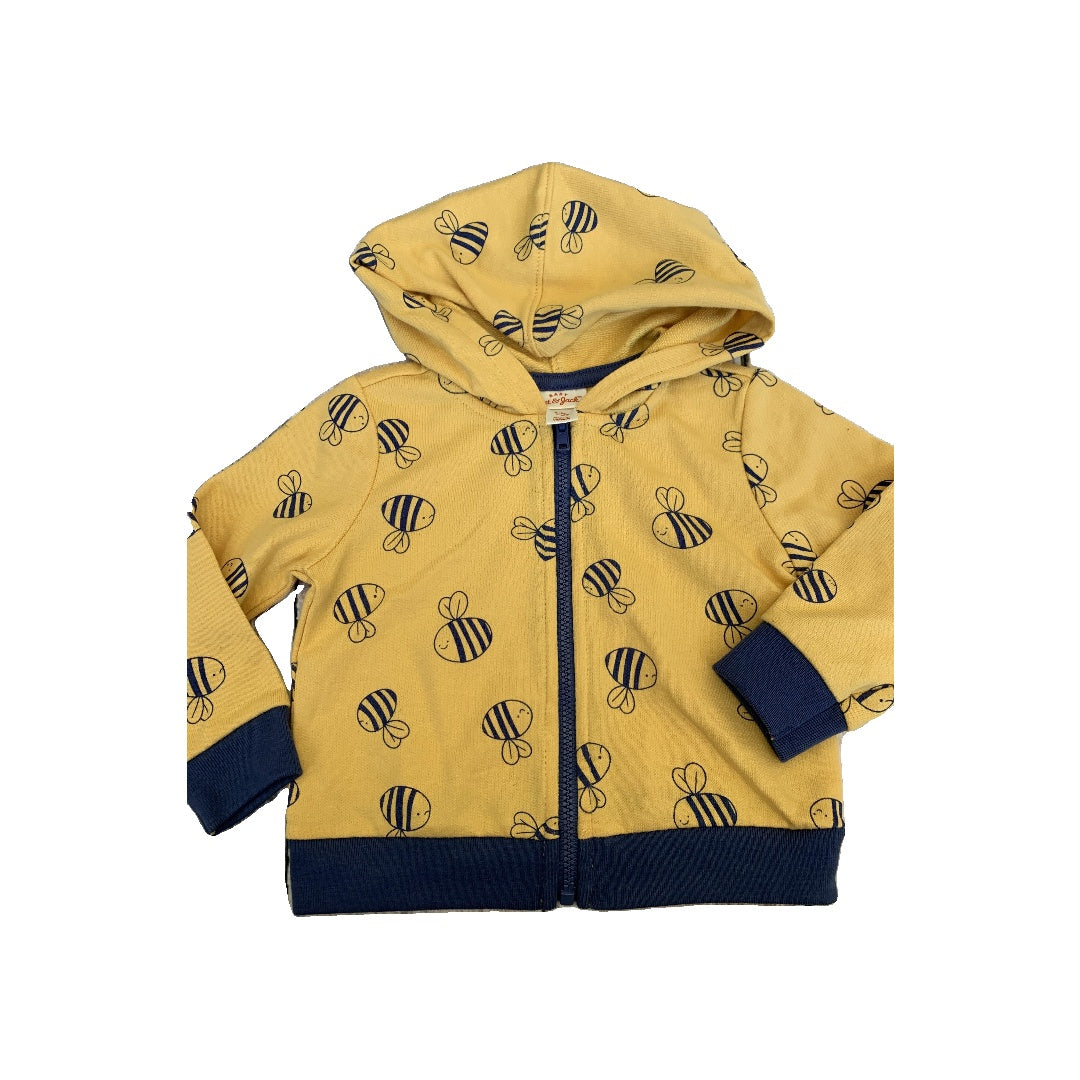 Cat & Jack Boys Yellow | Royal Blue Hoodie Size: 6-9 months Yellow | Royal Blue