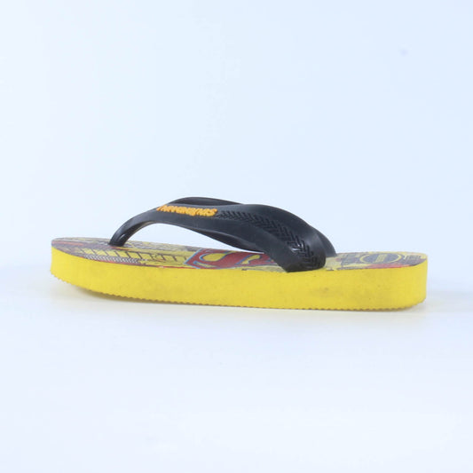 Havaianas Boys Yellow Superman Flip Flops Size: 10C Yellow Superman