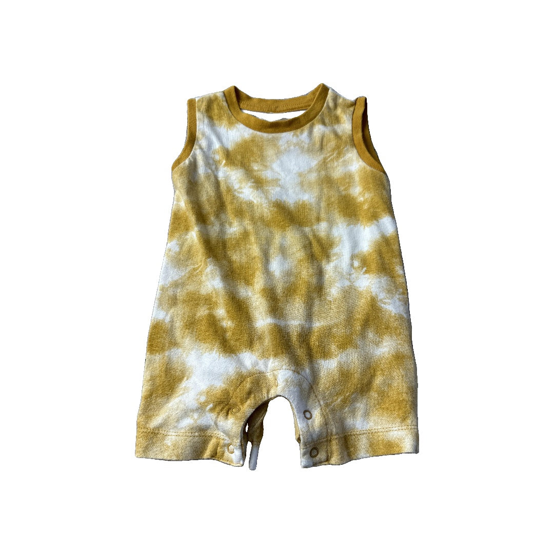 PL Baby Unisex Yellow | Tie Dye Romper Size: 9 months Yellow | Tie Dye