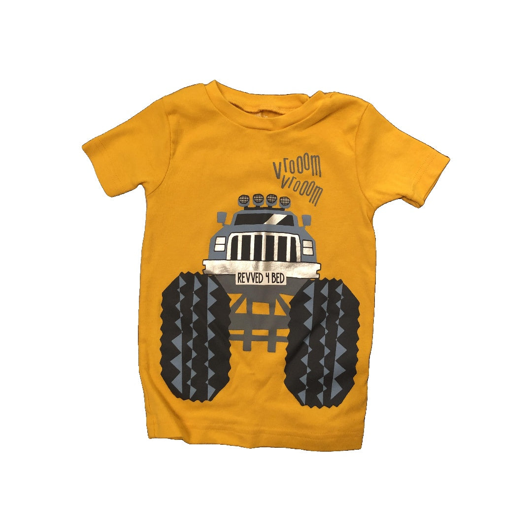 Cat & Jack Boys Yellow | Trucks Pajamas Size: 3T Yellow | Trucks