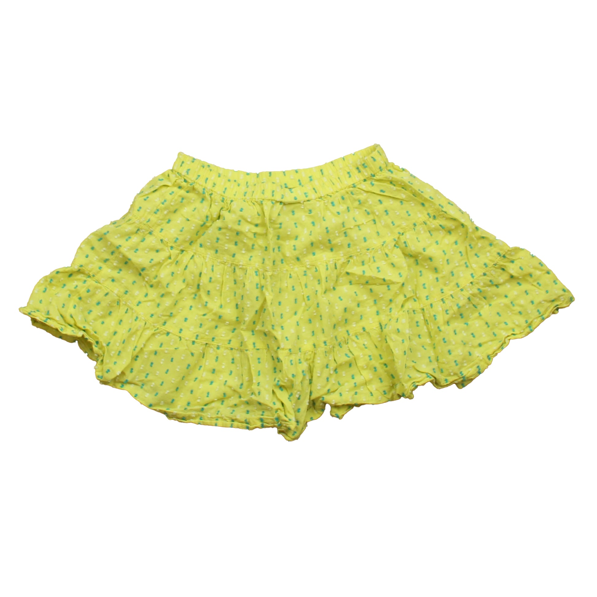 Tea Collection Girls Yellow | Turquoise Skirt Size: 5T Yellow | Turquoise