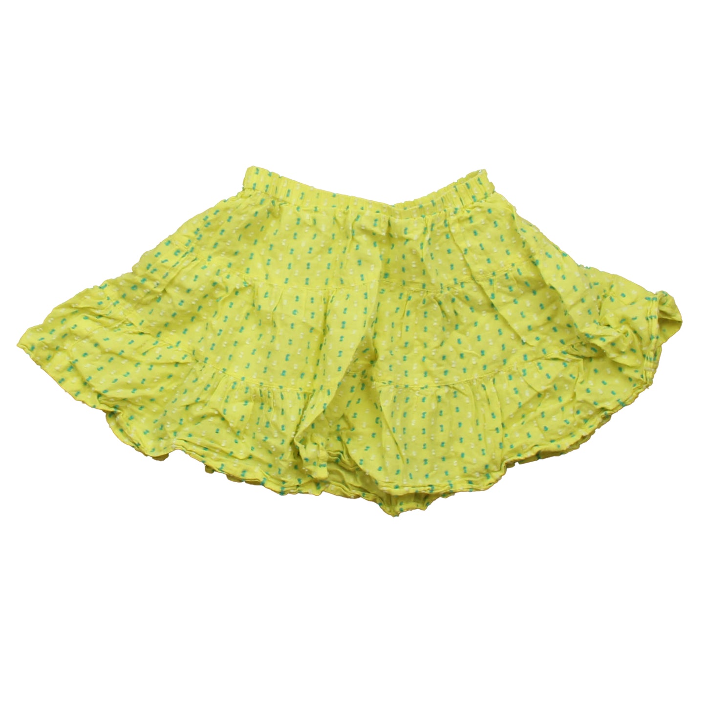Tea Collection Girls Yellow | Turquoise Skirt Size: 5T Yellow | Turquoise