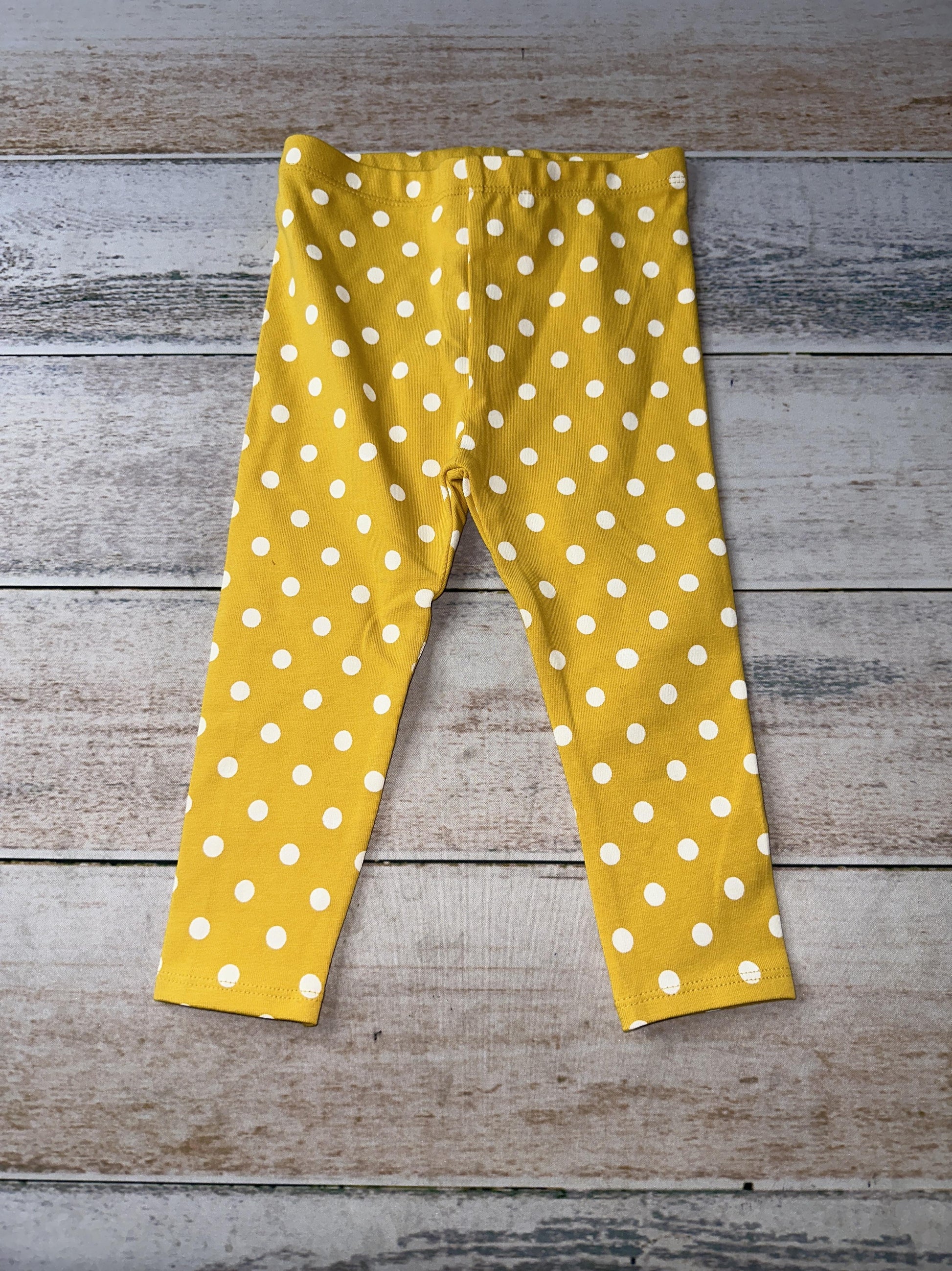 Mighty Goods Girls Yellow | White | Dots Pants Size: 18 months Yellow | White | Dots