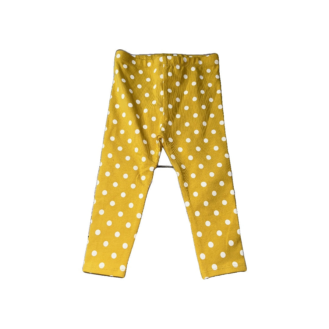Mighty Goods Girls Yellow | White | Dots Pants Size: 18 months Yellow | White | Dots