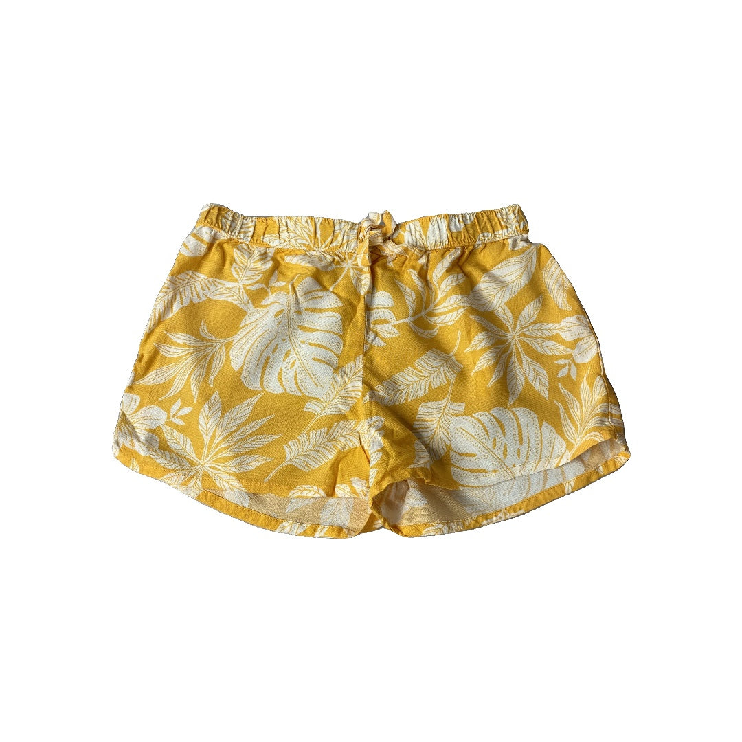 Sonoma Girls Yellow | White | Flowers Shorts Size: 4T Yellow | White | Flowers