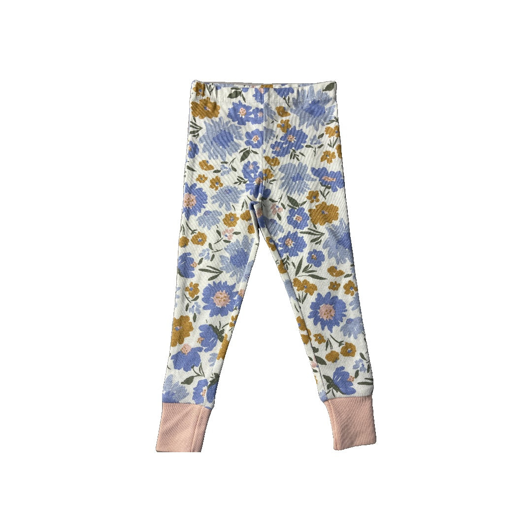 Honest Co Unisex Yellow | White | pink | Light Blue Pajamas Size: 3T Yellow | White | pink | Light Blue