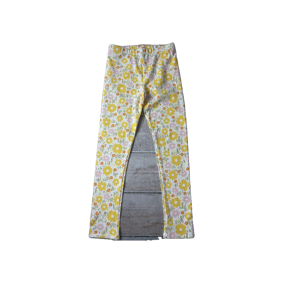 Cat & Jack Unisex Yellow | White | pink Pants Size: 5T Yellow | White | pink