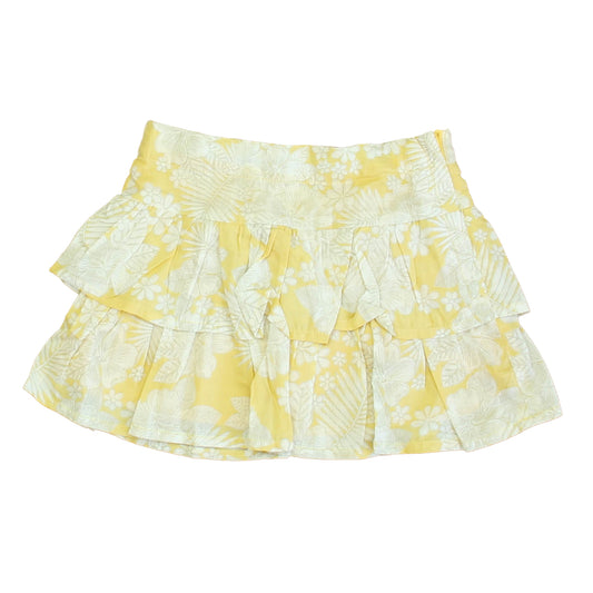 Janie and Jack Girls Yellow | White Skirt Size: 18-24 Months Yellow | White