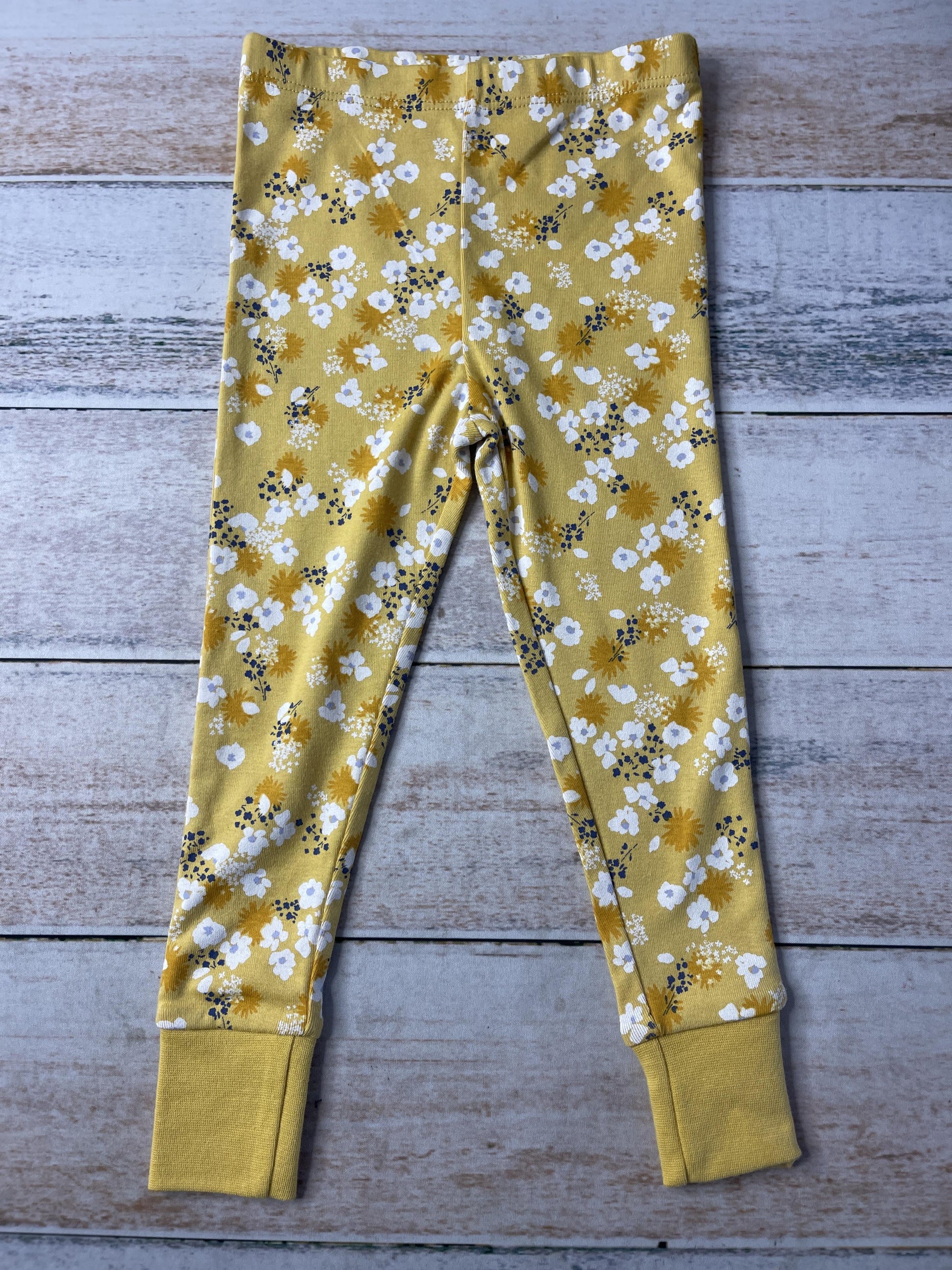 Honest Co Unisex Yellow | White Pajamas Size: 3T Yellow | White