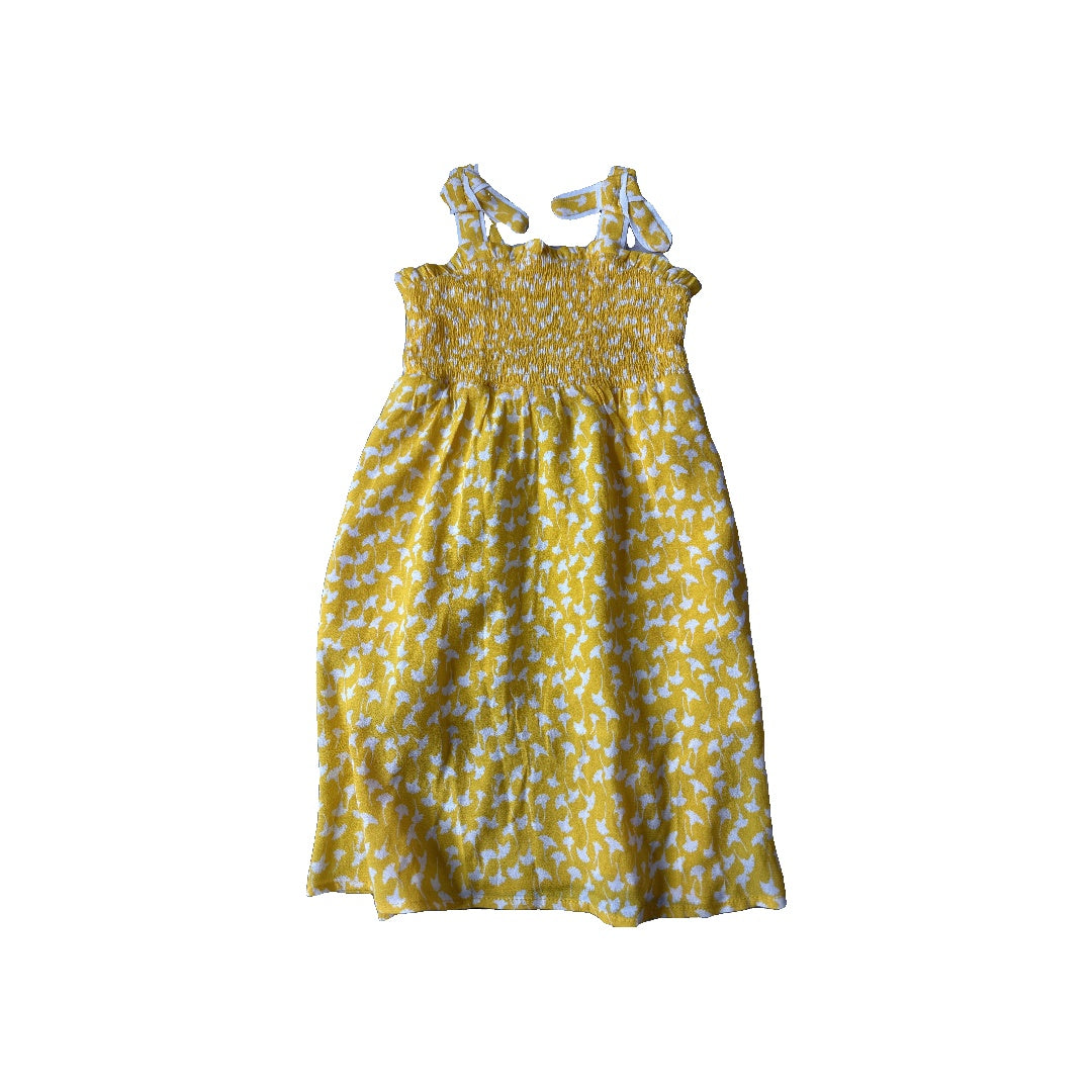 DVF Girls Yellow | White Dress Size: 3T Yellow | White