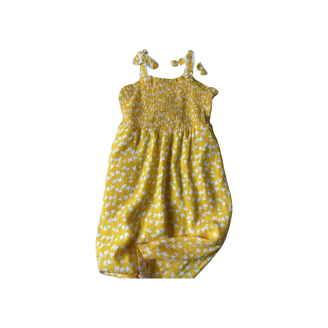 DVF Girls Yellow | White Dress Size: 4T Yellow | White