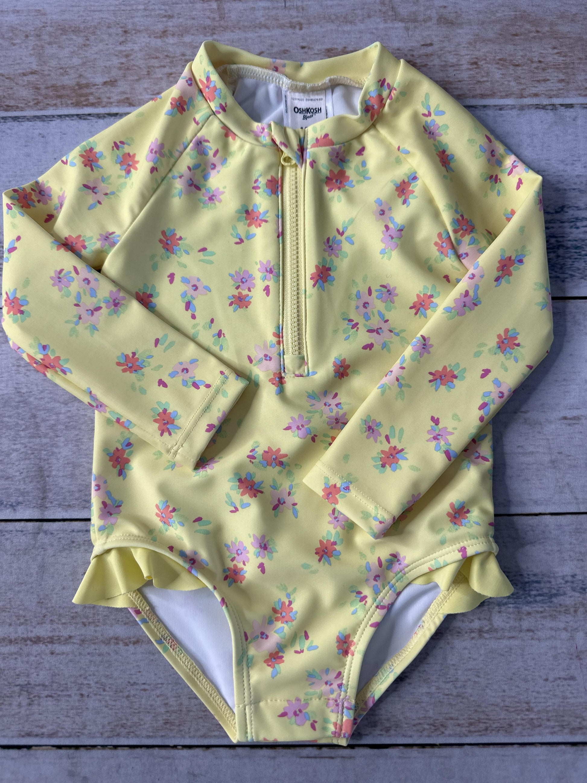 OshKosh Unisex Yellow Swimwear Size: 12 months Yellow