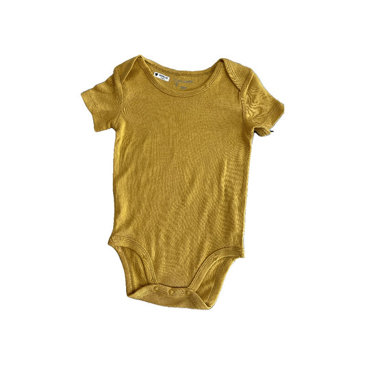 Mac & Moon Unisex Yellow Onesie Size: 24 months Yellow