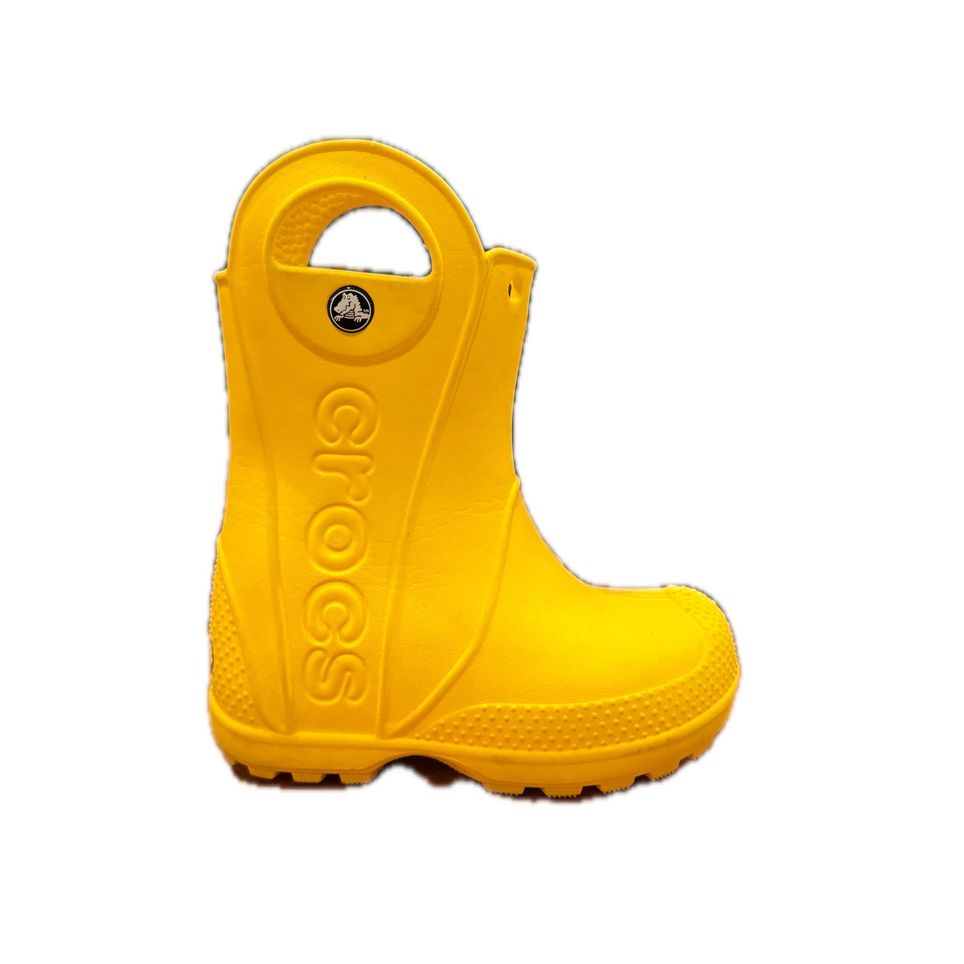 Crocs Unisex Yellow Rain Boots Size: 7 Toddler Yellow