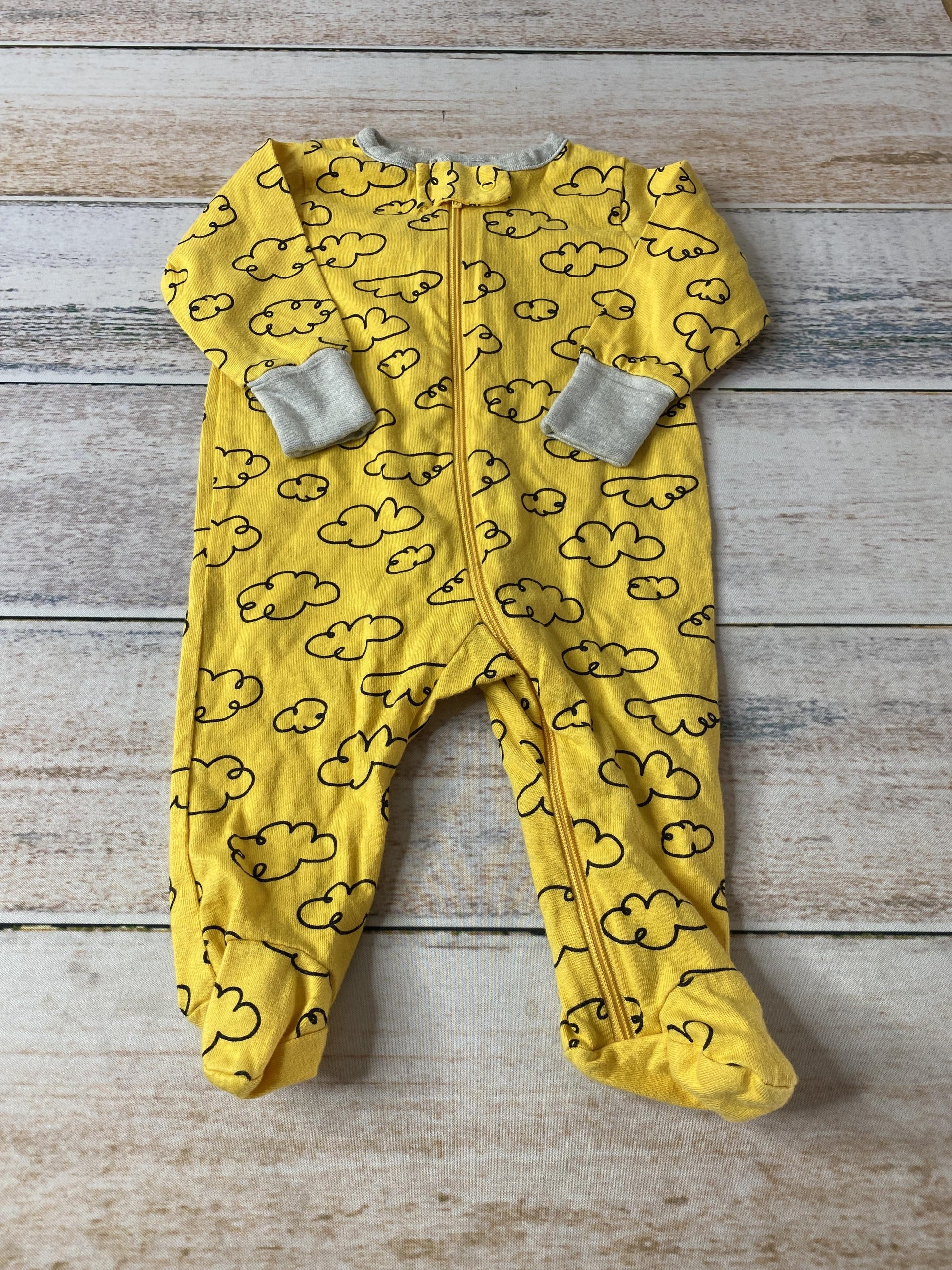 Gerber organic Unisex Yellow Pajamas Size: Newborn Yellow