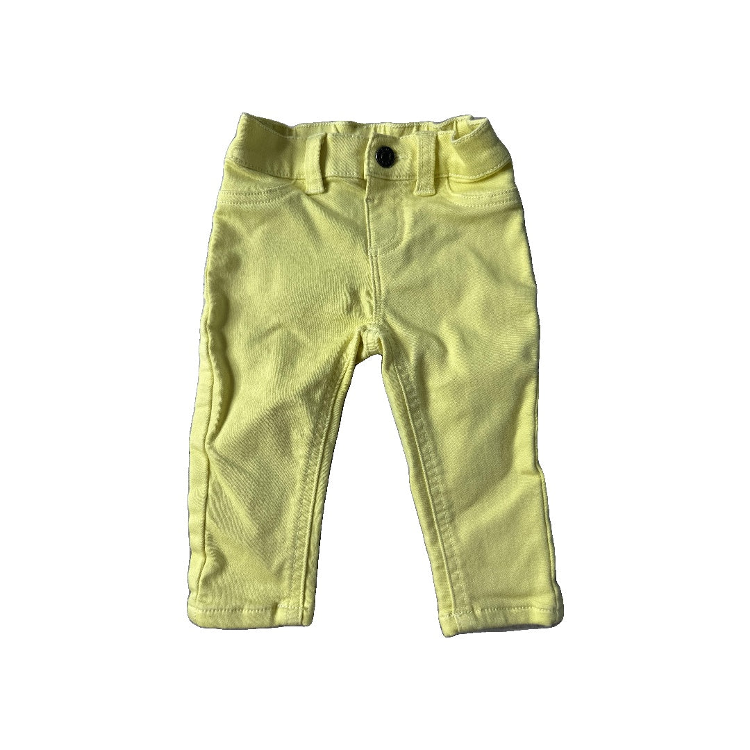 Okie Dokie Unisex Yellow Pants Size: 3-6 months Yellow