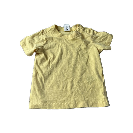 H&M Unisex Yellow T-Shirt Size: 6 months Yellow