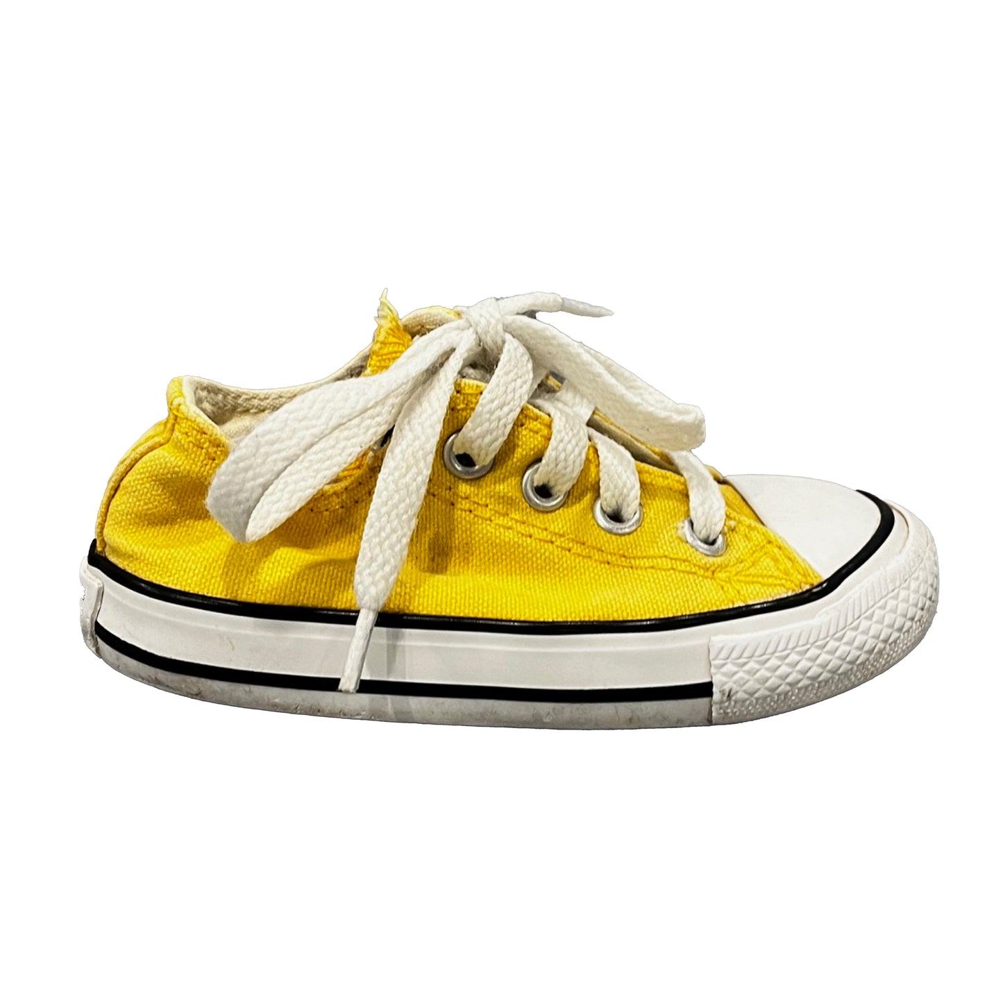 Converse Unisex Yellow Sneakers Size: 6 Toddler