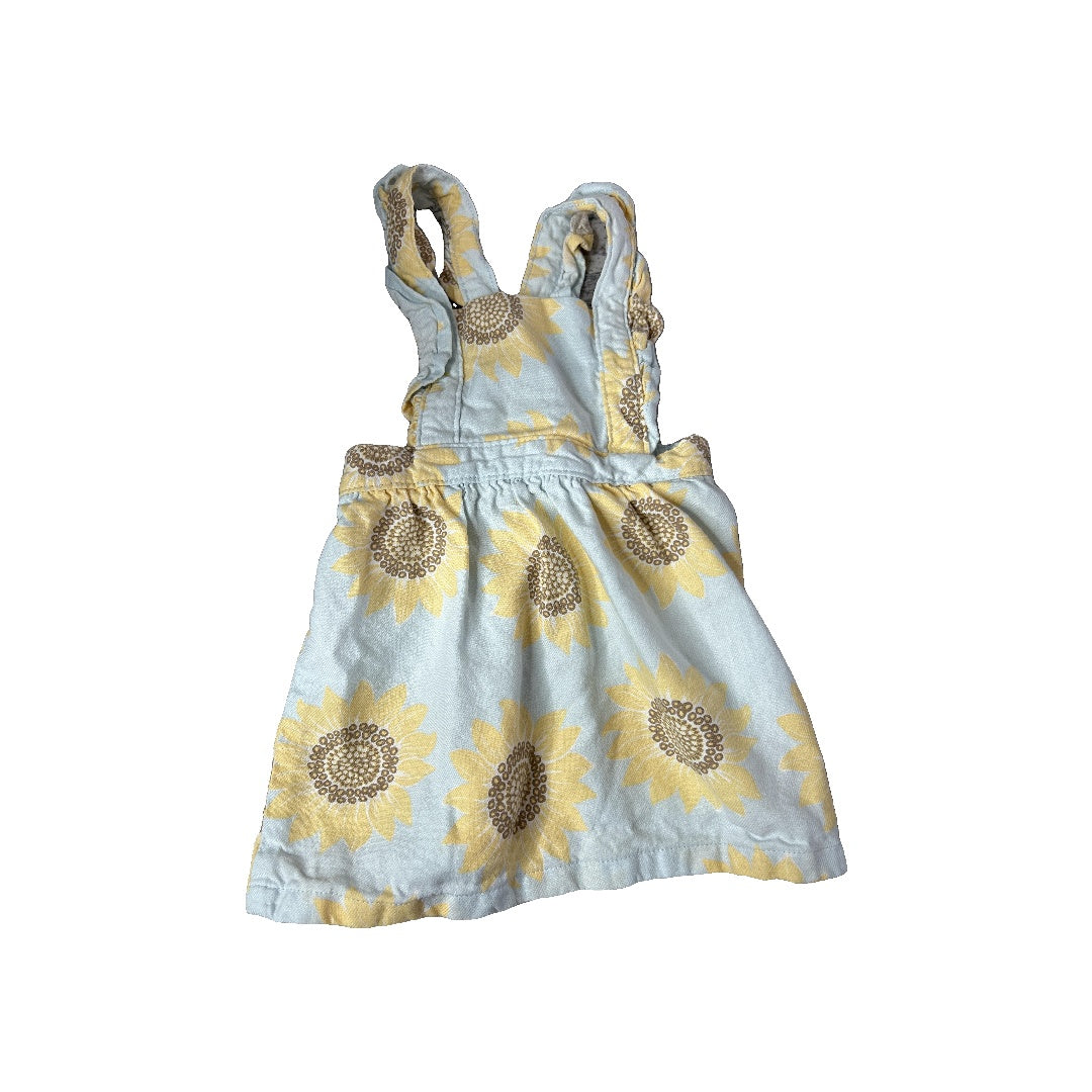 Girls Yellow Dress Size: 0-3 months Yellow