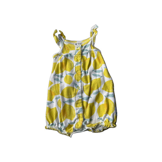 Carters Girls Yellow Romper Size: 6-9 months Yellow