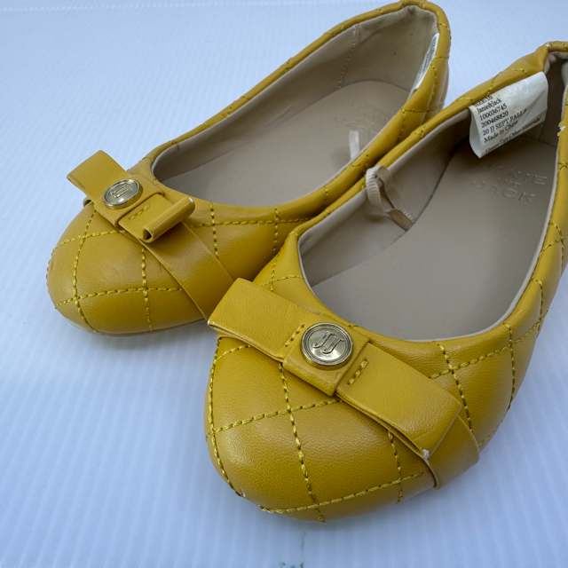 Janie and Jack Girls Yellow Shoes Size: 10 Toddler Yellow
