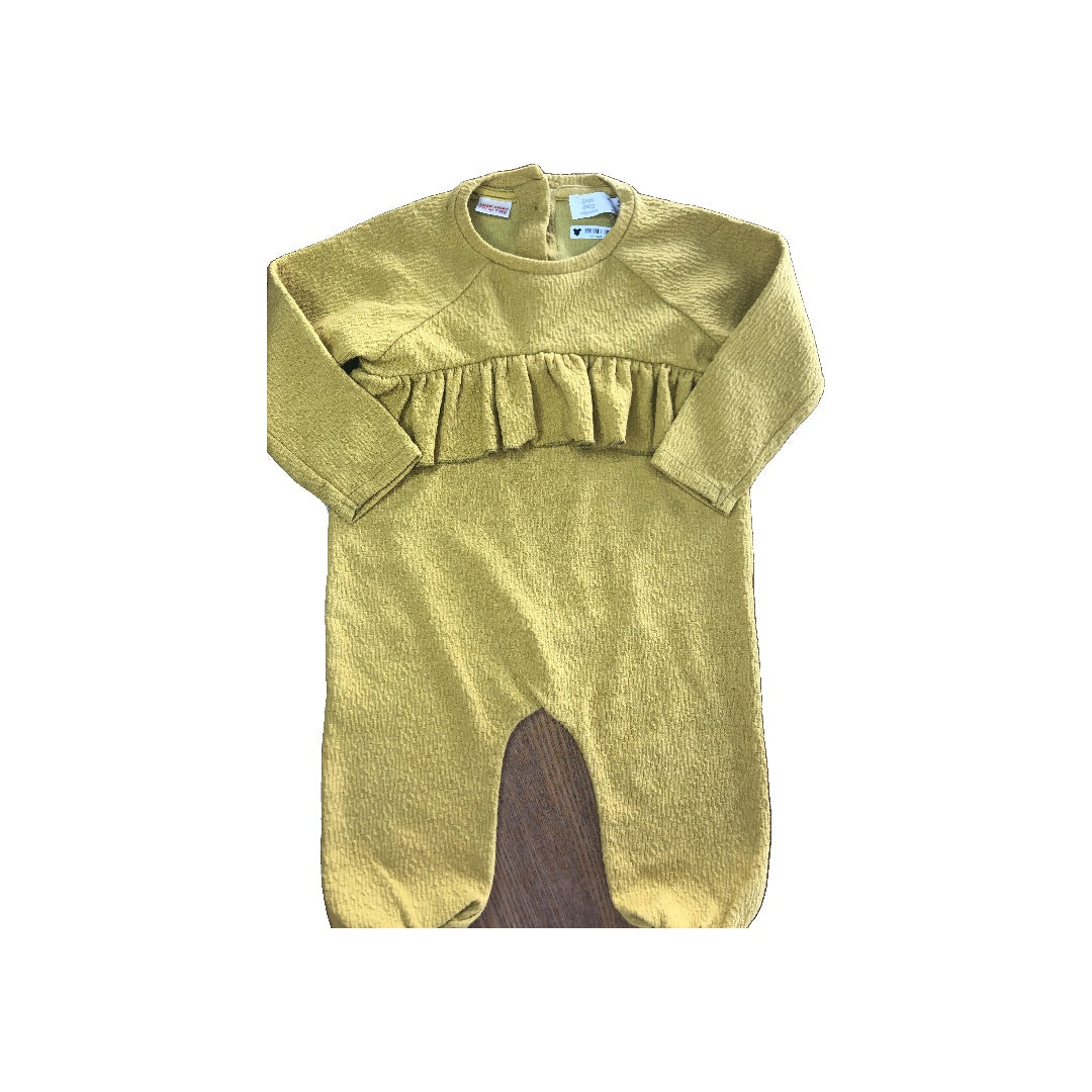 Zara Girls Yellow Long Sleeve Outfit Size: 9-12 Months Yellow
