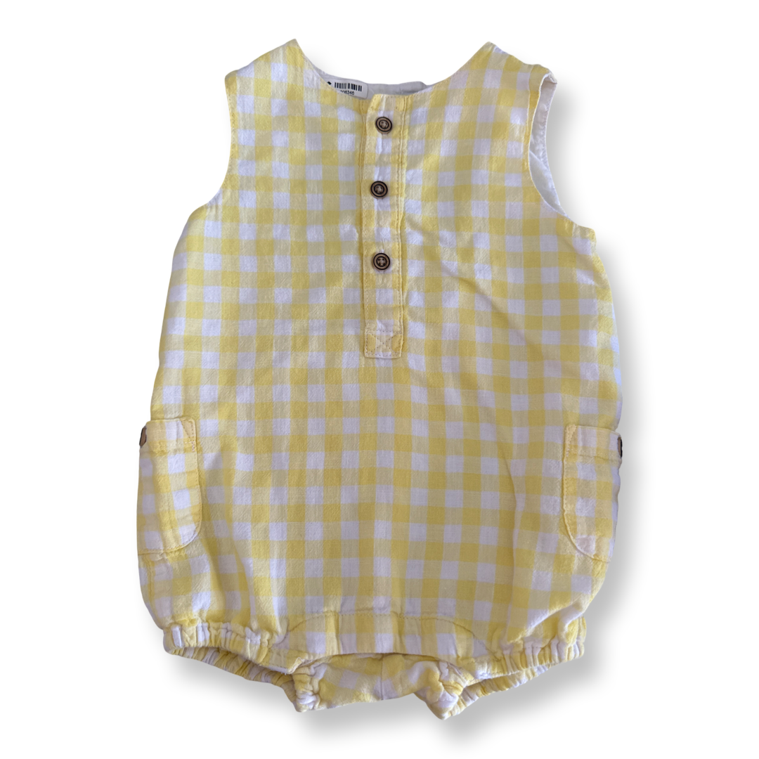Janie & Jack Unisex yellow Romper Size: Summer Romper yellow