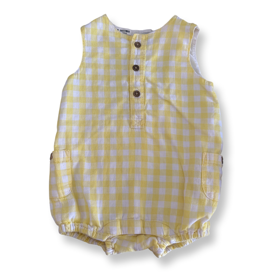 Janie & Jack Unisex yellow Romper Size: Summer Romper yellow
