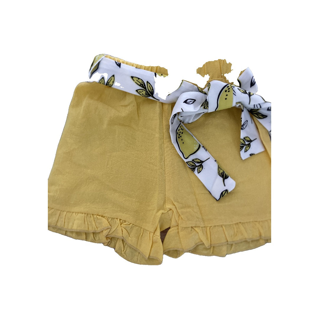 Unknown Girls Yellow Shorts Size: 18-24 months Yellow