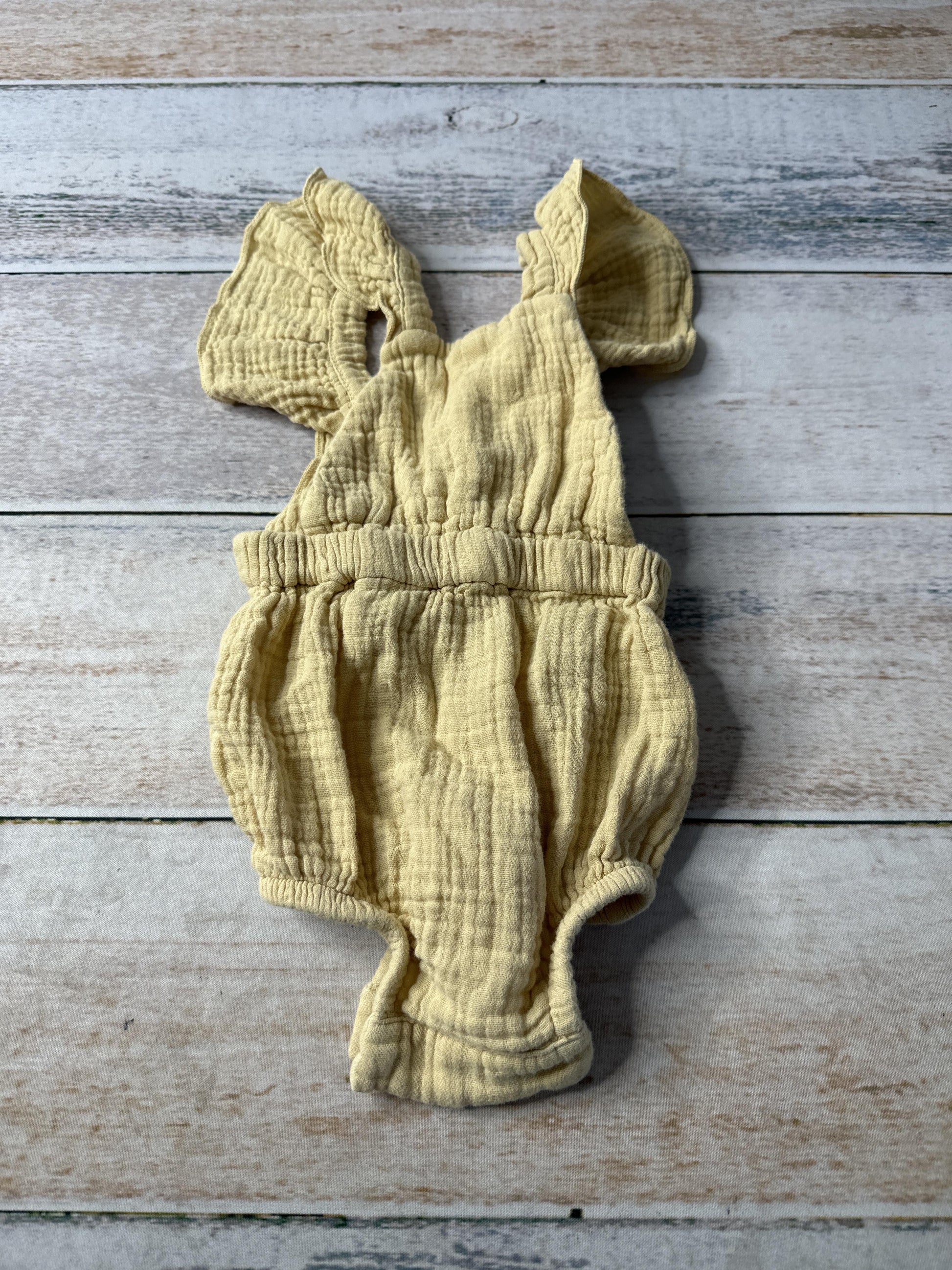 The Simple Folk Girls Yellow Romper Size: 0-3 months Yellow