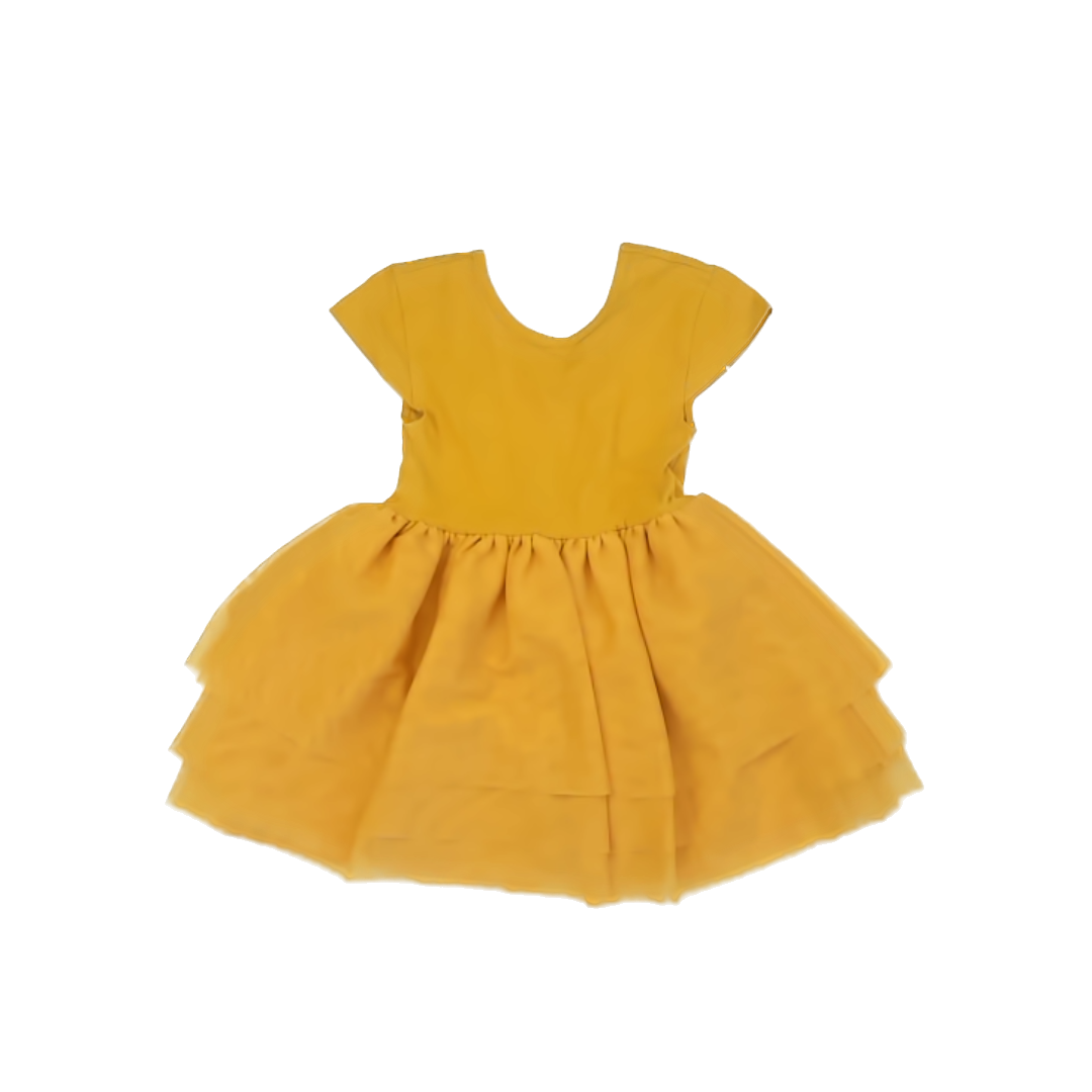 Old Navy Girls Yellow Dress Size: 4T Yellow